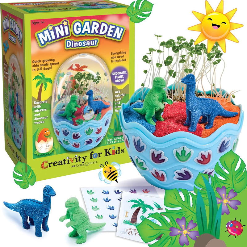 Creativity for Kids Mini Garden Mermaid Terrarium Kit - Perfect for Girls and Kids Who Love Science and Crafts