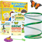 Insect Lore Raise and Release Butterfly Garden Kit - STEM-Accredited Butterfly Growing Kit for Kids, Classrooms, and Homeschool