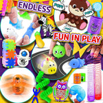 40-piece Vibrant Fidget Toy Set for Kids, Classroom Prizes, Birthday Gifts, and Stress Relief