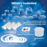 Crystal growing science experiment kit for kids, teens, boys & girls, DIY STEM toy lab