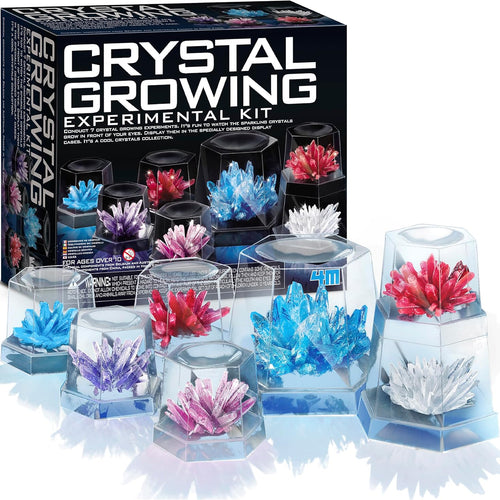 Crystal growing science experiment kit for kids, teens, boys & girls, DIY STEM toy lab