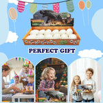 Dino Eggs Dig Kit, 12-Piece Dinosaur Excavation Bricks Toy for Kids Ages 6-12