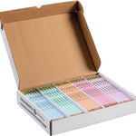 Ticonderoga Wood-Cased Pencils, Pre-Sharpened, 2 HB Soft, Pastel Colors, 150 Count