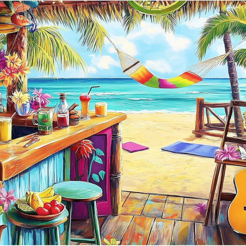 500 Piece Seaside Bar Puzzle for Adults and Family Games
