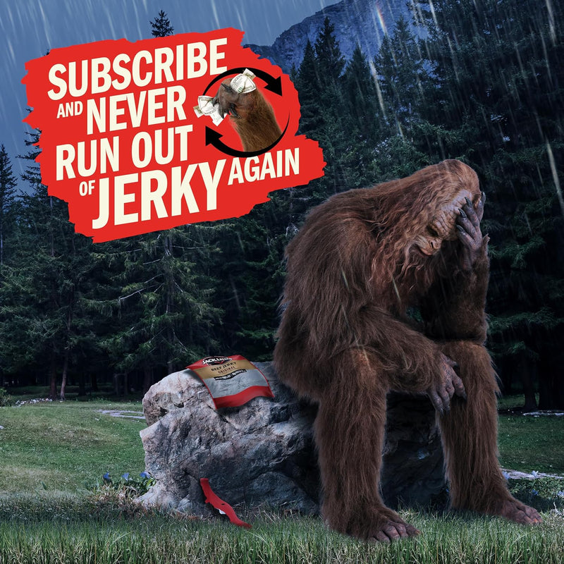 Jack Link's Beef Jerky Multipack - Original - Made with 100% Real Beef - Ready to Eat Real Meat Protein Snacks - 7g Protein per Serving - 0.625 oz Bags (20 Pack)