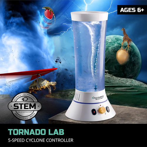 Discovery Tornado Lab 5-Speed Cyclone Controller Educational STEM Kit for Kids Ages 6+