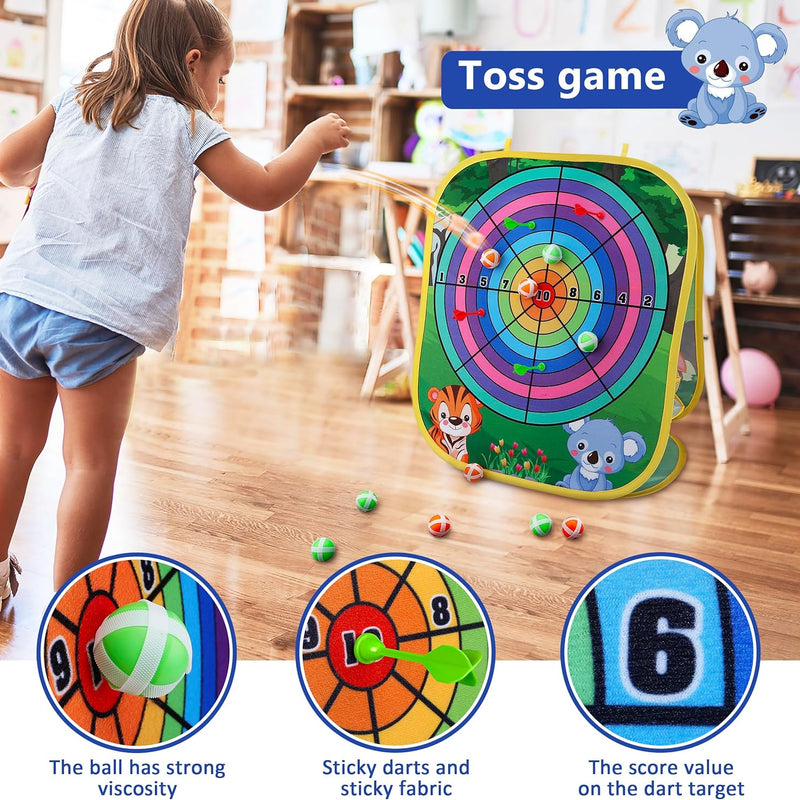 Animal Bean Bag Toss Game Outdoor Toy for Kids Family Party Supplies