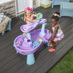 Step2 Rain Showers and Unicorns Water Table for Kids, Toddler Outdoor Sensory Play Table, 13 Accessories, Pink, Ages 18 Months+