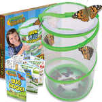 Nature Bound butterfly growing kit for kids - Live caterpillar to butterfly project with STEM learning guide and voucher